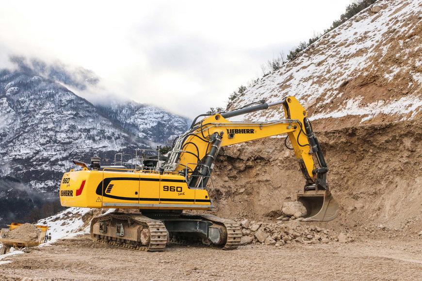 La excavadora de cadenas R 960 SME de Liebherr conquista al mercado mundial